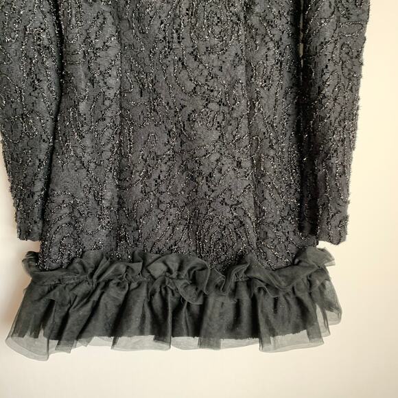 Revolve Camila Coelho Suzette Off Shoulder Mini Dress Black Small - Picture 8 of 16